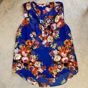 Thing Spring *SALE* Sheer sleeveless floral blouse